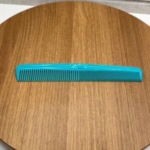 Goody Unbreakable Vintage‎ USA Teal Pocket Hair Comb Styling Grooming Approx 7"